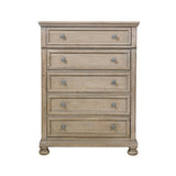 2259GY-1*9 5-Piece Bedroom Set (Queen Bed, Nightstand, Dresser, Mirror, Chest) from Homelegance - Luna Furniture