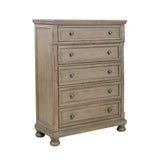 2259GY-1*9 5-Piece Bedroom Set (Queen Bed, Nightstand, Dresser, Mirror, Chest) from Homelegance - Luna Furniture