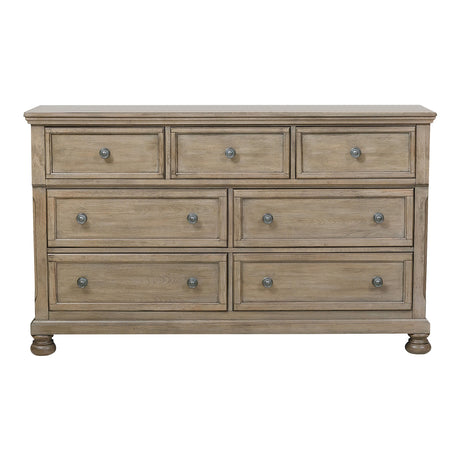 2259GY-1*9 5-Piece Bedroom Set (Queen Bed, Nightstand, Dresser, Mirror, Chest) from Homelegance - Luna Furniture
