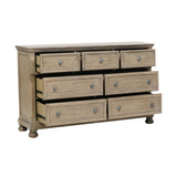 2259GY-1*9 5-Piece Bedroom Set (Queen Bed, Nightstand, Dresser, Mirror, Chest) from Homelegance - Luna Furniture