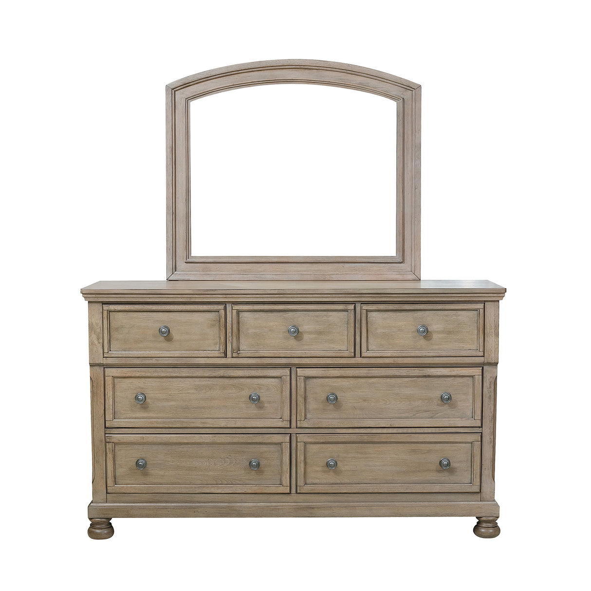 Bethel Wire Brushed Gray Nightstand from Homelegance - Luna Furniture
