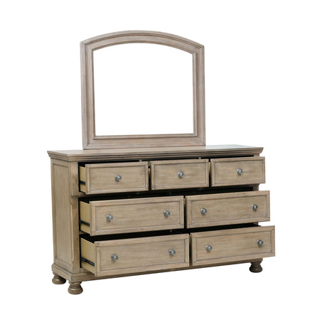 Bethel Wire Brushed Gray Nightstand from Homelegance - Luna Furniture