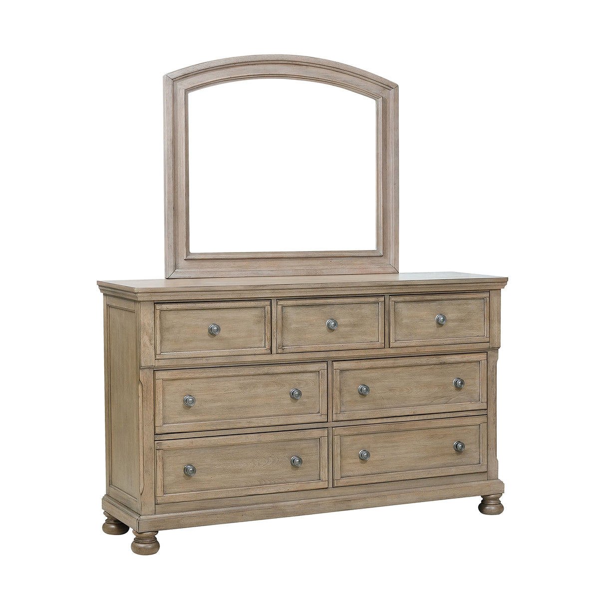 Bethel Wire Brushed Gray Dresser from Homelegance - Luna Furniture