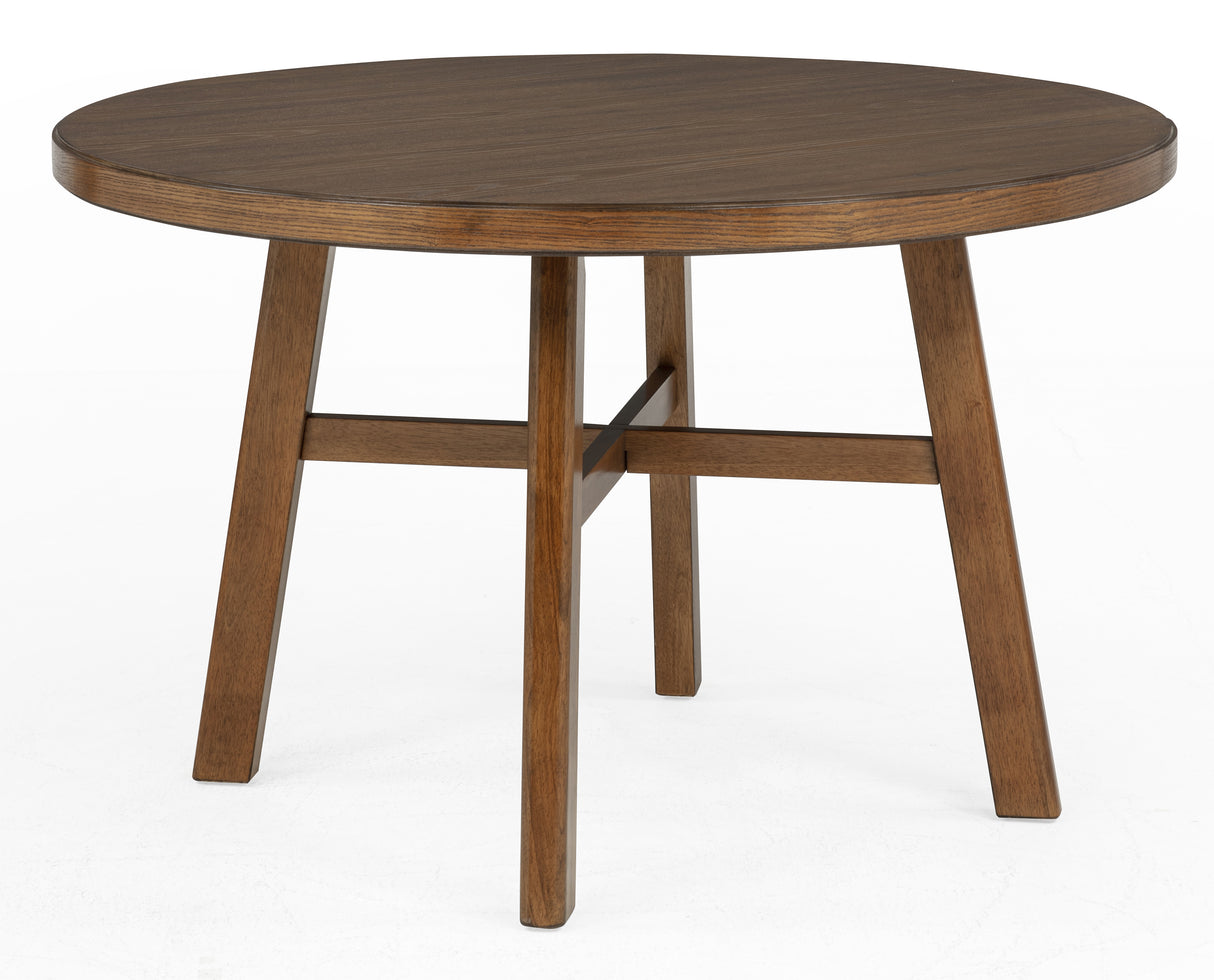 Blanche Brown 5-Piece Round Dining Set from Crown Mark - Luna Furniture