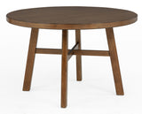Blanche Brown 5-Piece Round Dining Set from Crown Mark - Luna Furniture