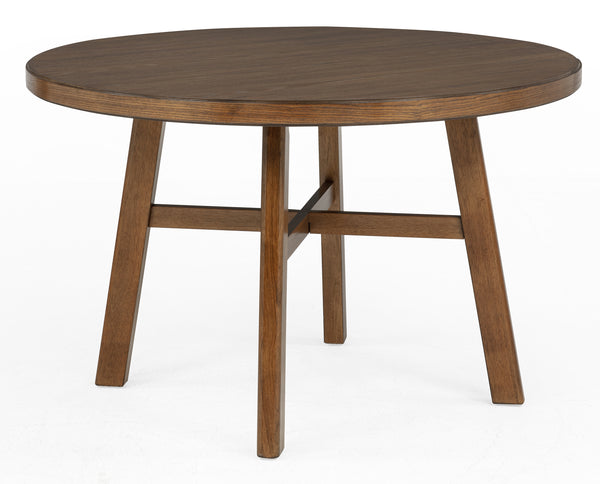 Blanche Brown Round Dining Table