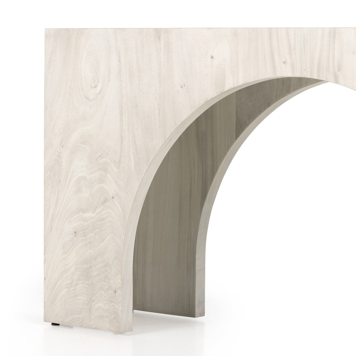 Fausto Console Table in Bleached Guanacaste from Four Hands - Luna Furniture
