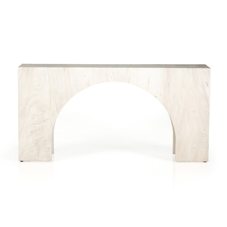 Fausto Console Table in Bleached Guanacaste from Four Hands - Luna Furniture