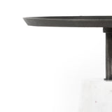 Cronos End Table in Hammered Grey from Four Hands - Luna Furniture
