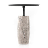 Cronos End Table in Aged Grey from Four Hands - Luna Furniture