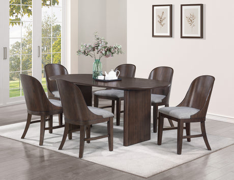 Cullen Espresso Oval Dining Table