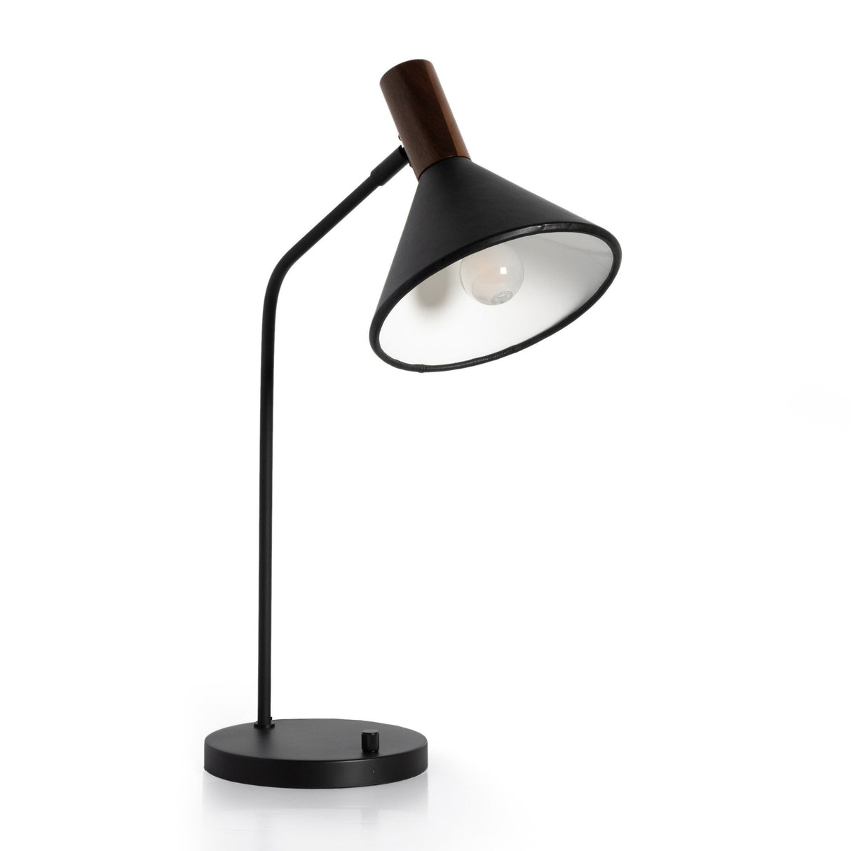 Cullen Task Lamp in Powder Coated Black from Four Hands - Luna Furniture