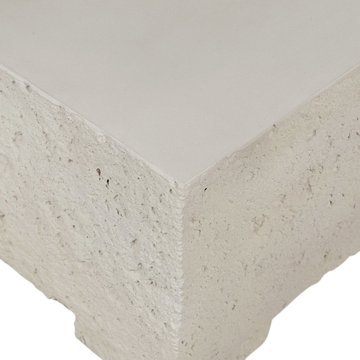 Otero Outdoor Small Coffee Table in Matte Stone from Four Hands - Luna Furniture