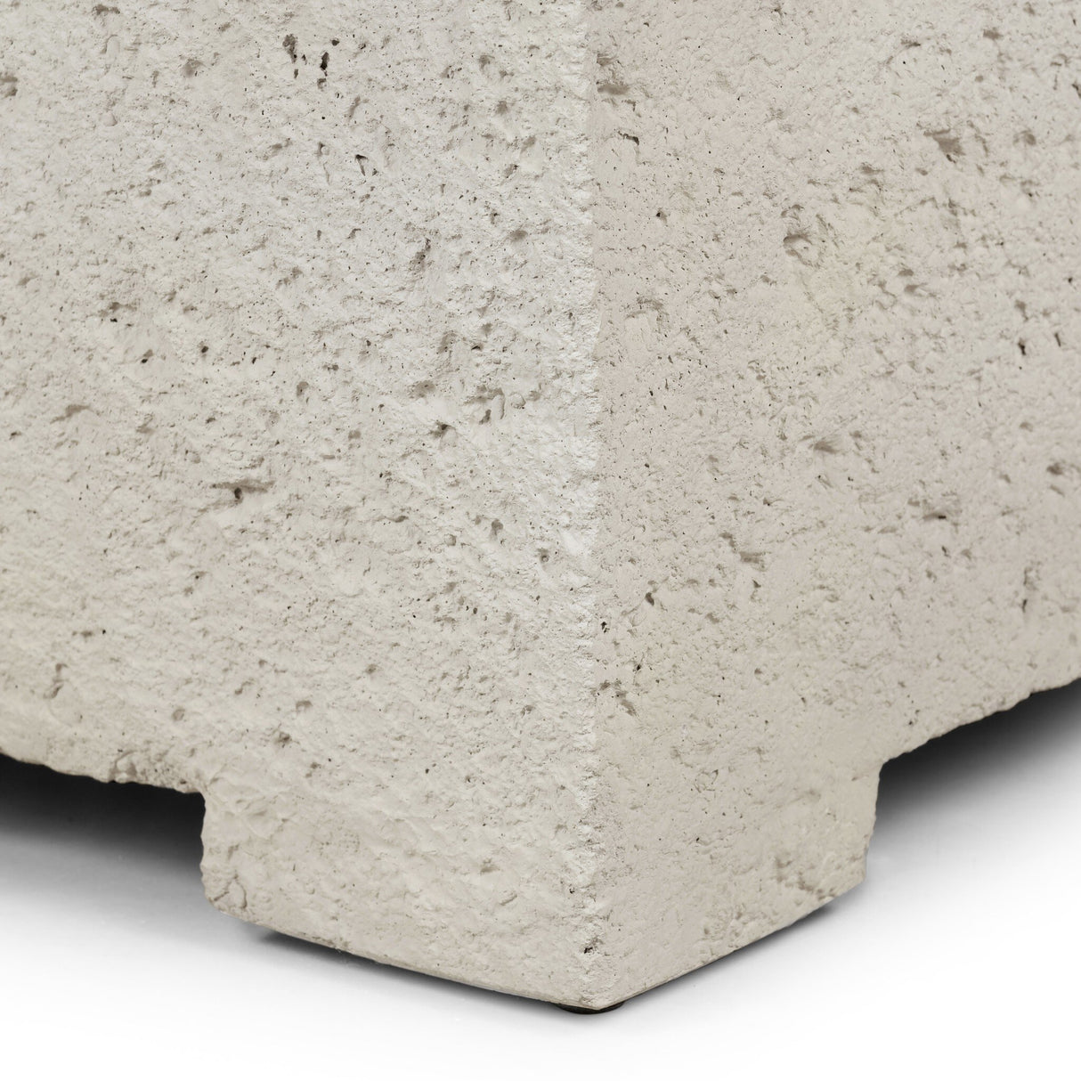 Otero Outdoor Small Coffee Table in Matte Stone from Four Hands - Luna Furniture