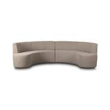 Sanda Dining Banquette in Kerbey Camel from Four Hands - Luna Furniture