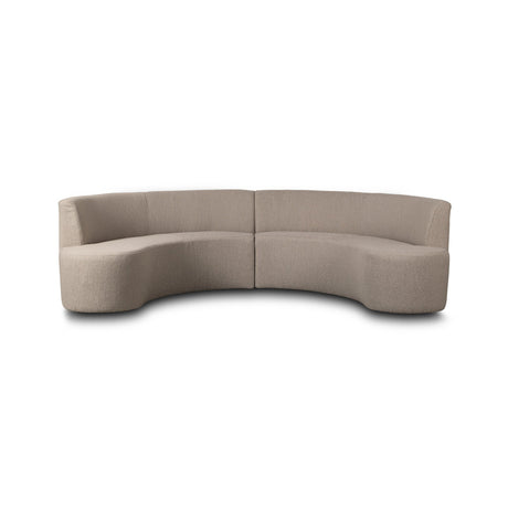 Sanda Dining Banquette in Kerbey Camel from Four Hands - Luna Furniture