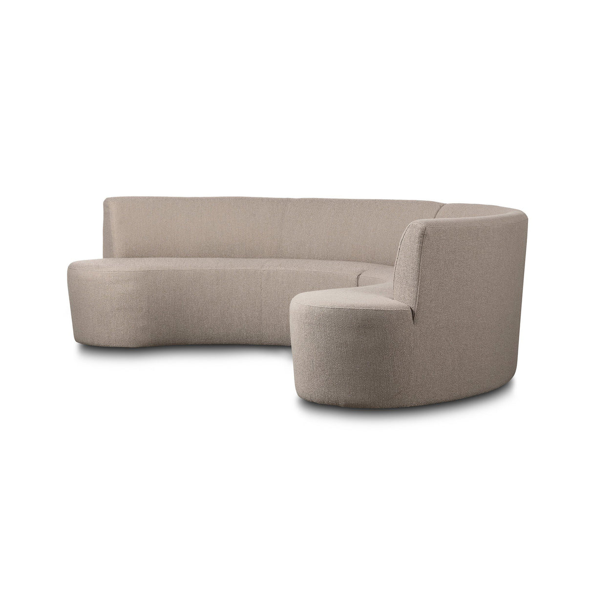 Sanda Dining Banquette in Kerbey Camel from Four Hands - Luna Furniture