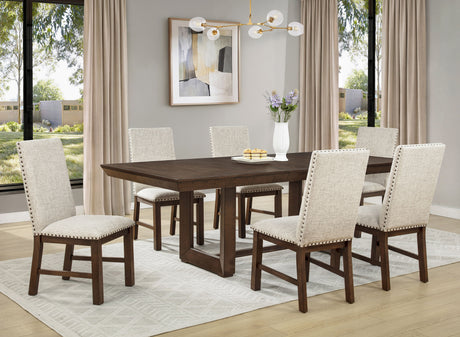 Domingo Espresso Dining Table from Crown Mark - Luna Furniture