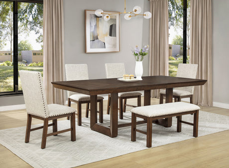 Domingo Espresso Dining Table from Crown Mark - Luna Furniture