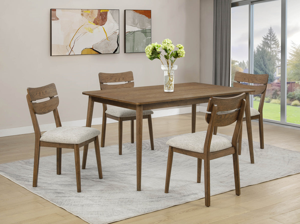 Mills Brown Dining Table from Crown Mark - Luna Furniture