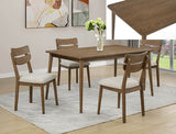Mills Brown/Beige Dining Side Chair, Set of 4 from Crown Mark - Luna Furniture