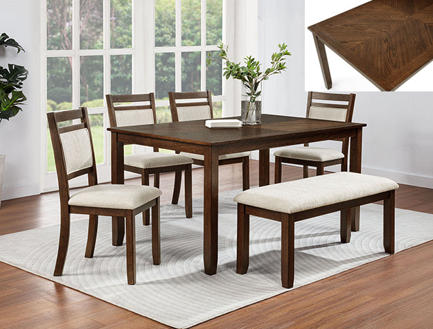 Avasa Upholstered Dining Bench from Crown Mark - Luna Furniture