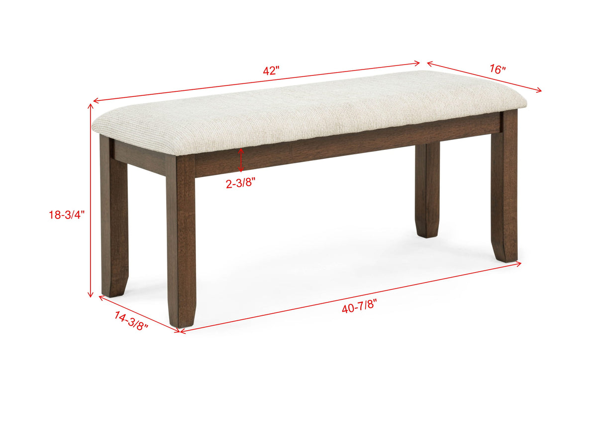 Avasa Upholstered Dining Bench from Crown Mark - Luna Furniture