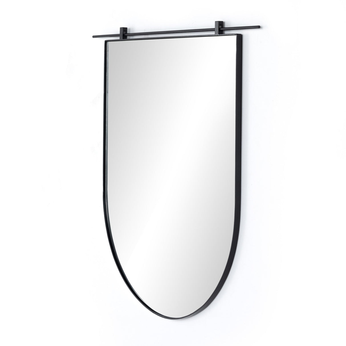 Chico Arch Mirror in Antiqued Iron from Four Hands - Luna Furniture