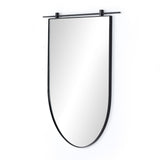 Chico Arch Mirror in Antiqued Iron from Four Hands - Luna Furniture