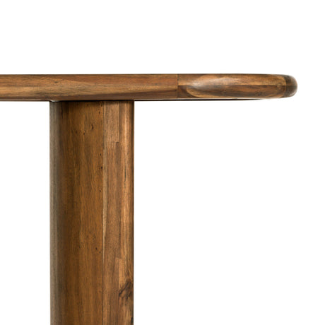 Paden Console Table in Seasoned Brown Acacia from Four Hands - Luna Furniture