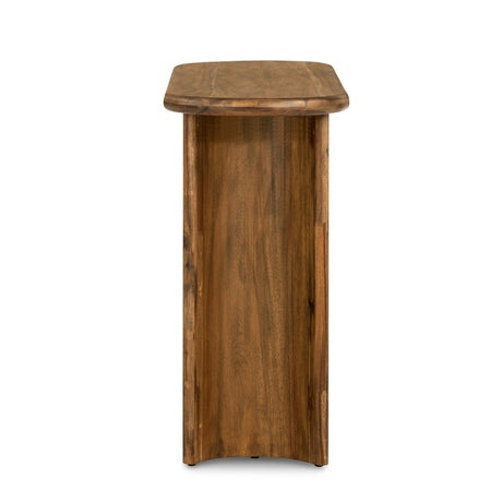 Paden Console Table in Seasoned Brown Acacia from Four Hands - Luna Furniture