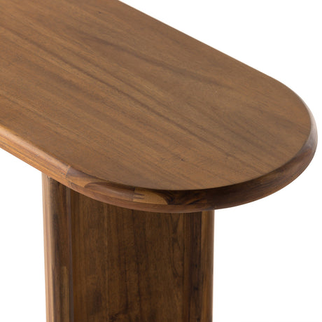 Paden Console Table in Sandy Acacia from Four Hands - Luna Furniture