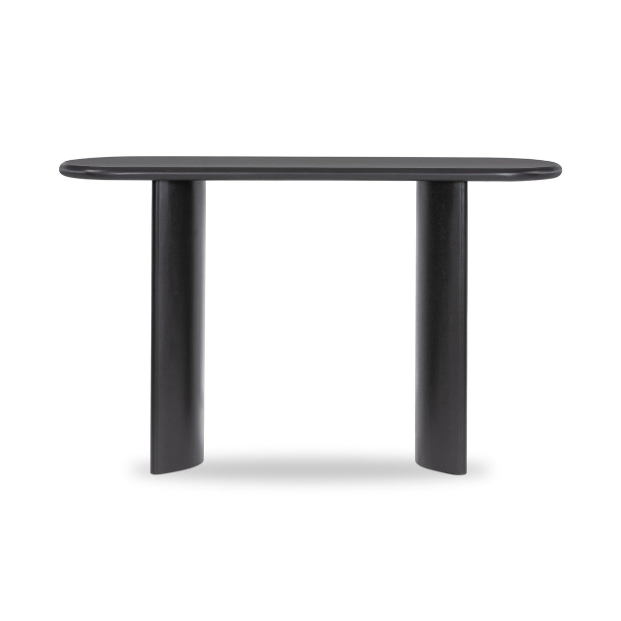 Paden Console Table in Aged Black Acacia from Four Hands - Luna Furniture