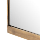 Chico Small Mirror in Antique Brass from Four Hands - Luna Furniture