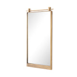 Chico Small Mirror in Antique Brass from Four Hands - Luna Furniture