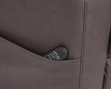 Belmone Pike Gunmetal Power Lift Recliner from Ashley - Luna Furniture
