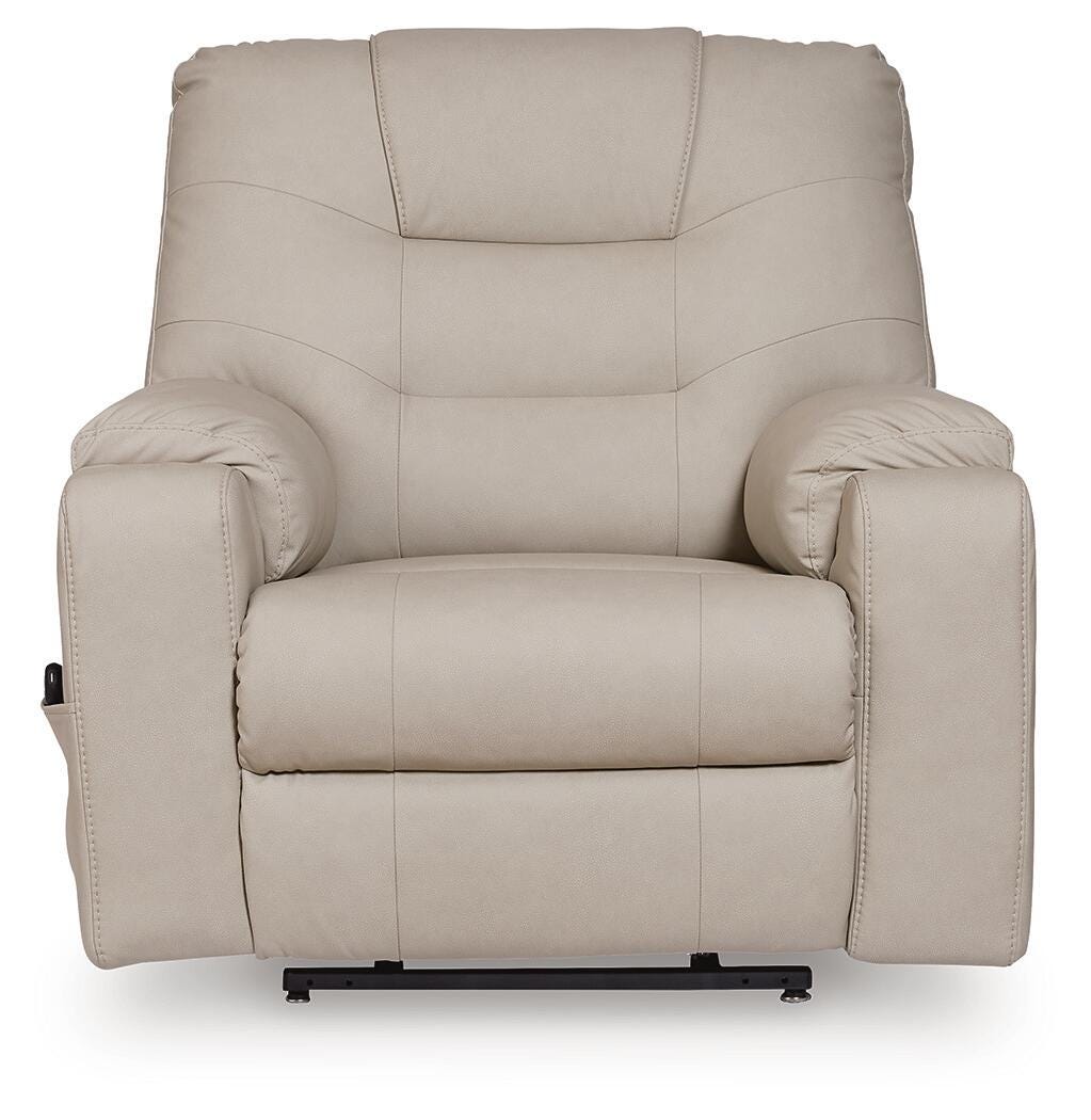 Belmone Pike Sand Power Lift Recliner from Ashley - Luna Furniture
