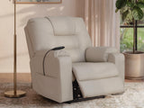 Belmone Pike Sand Power Lift Recliner from Ashley - Luna Furniture
