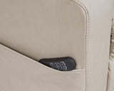 Belmone Pike Sand Power Lift Recliner from Ashley - Luna Furniture