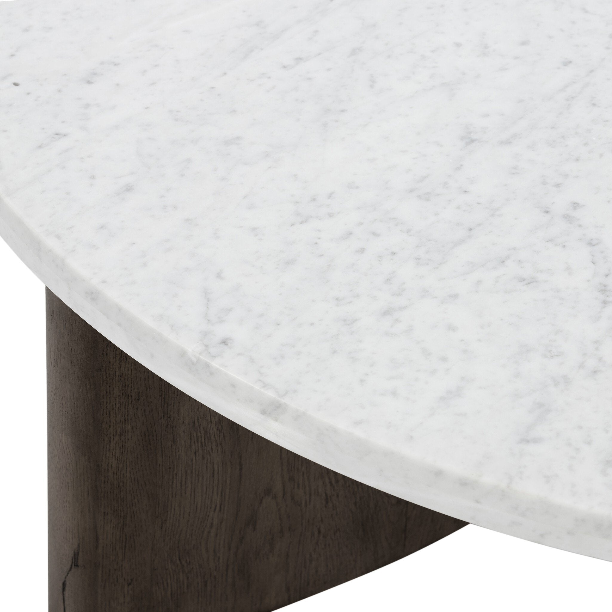 Toli Coffee Table in Italian White Marble – Luna Furniture
