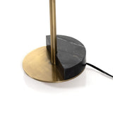 Zanda Table Lamp in Black Italian Marble from Four Hands - Luna Furniture