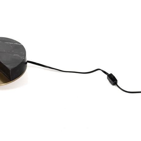 Zanda Table Lamp in Black Italian Marble from Four Hands - Luna Furniture