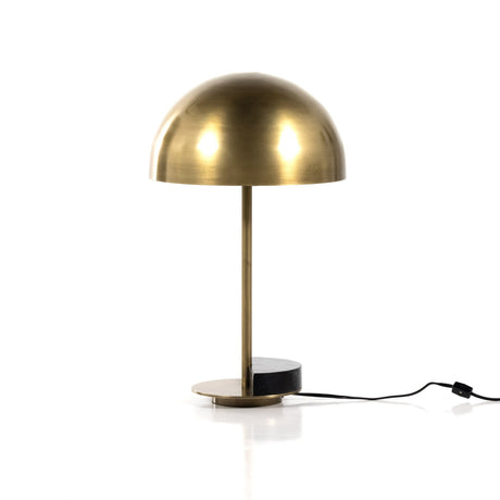 Zanda Table Lamp in Black Italian Marble from Four Hands - Luna Furniture