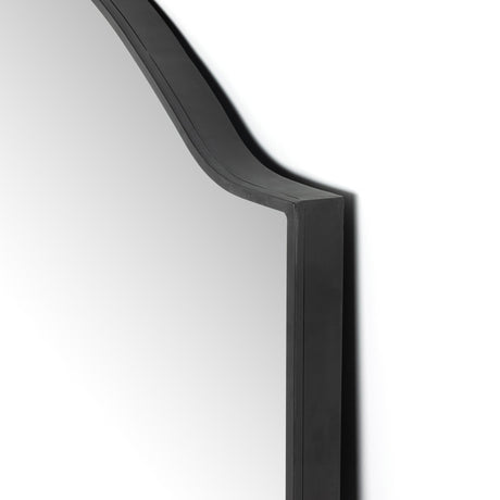 Jacques Floor Mirror in Gunmetal from Four Hands - Luna Furniture