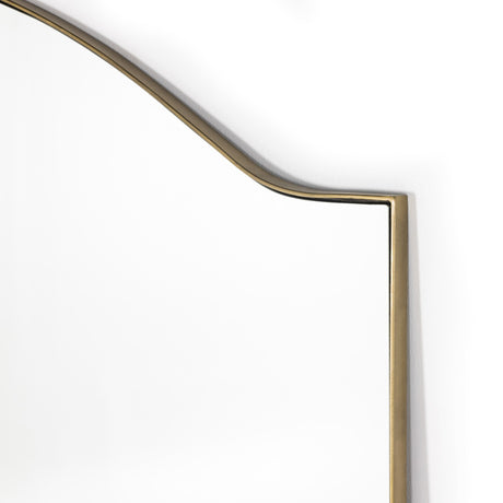 Jacques Floor Mirror in Antique Brass from Four Hands - Luna Furniture