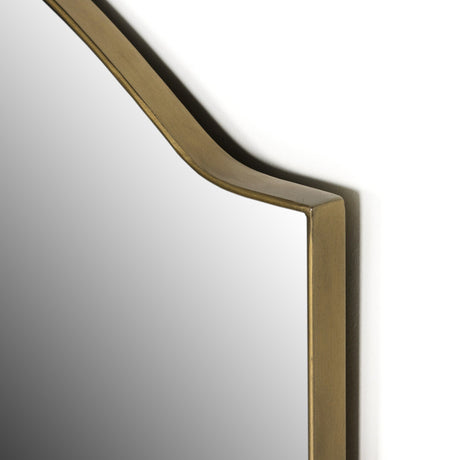 Jacques Mirror in Antique Brass from Four Hands - Luna Furniture