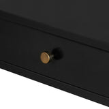 Soto Console Table in Black from Four Hands - Luna Furniture