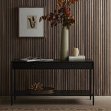 Soto Console Table in Black from Four Hands - Luna Furniture