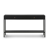 Soto Console Table in Black from Four Hands - Luna Furniture