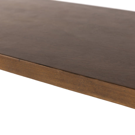 Myla Console Table in Aged Brown from Four Hands - Luna Furniture